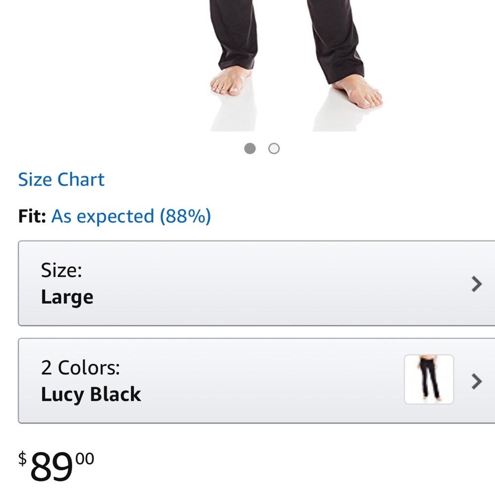 SOLD NWT✨ LUCY Gray Lotus Active Long Yoga Pants - Picture 3 of 6